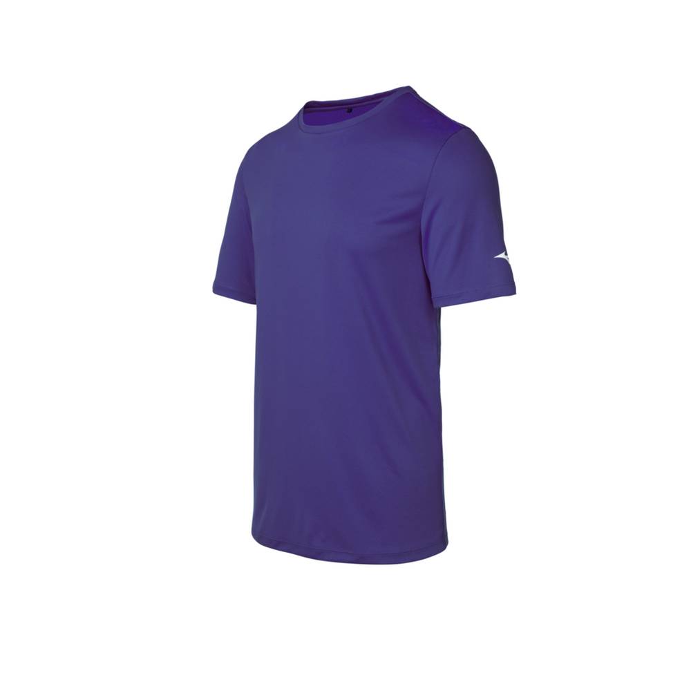 Mens Mizuno T-Shirts Purple Philippines (QZCPBM479)